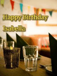 Happy Birthday Isabella GIFs