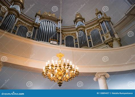 Organ in the Cathedral of Helsinki. Finland Stock Image - Image of ...