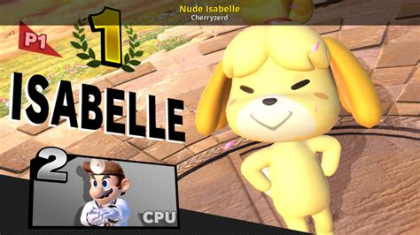 Nude Isabelle [super Smash Bros Ultimate] [mods]