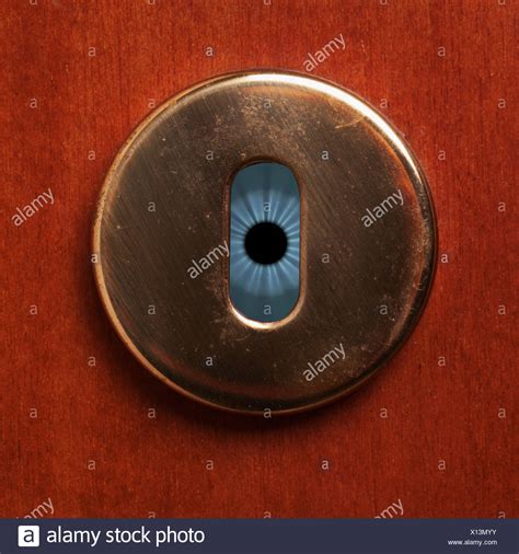 Looking Through A Keyhole High Resolution Stock Photography And Images