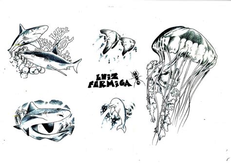 TATTOO DESIGNS AND E-BOOKS: Animal Tattoo Design Set #5