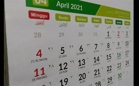 Kalender Puasa 2021 Newstempo