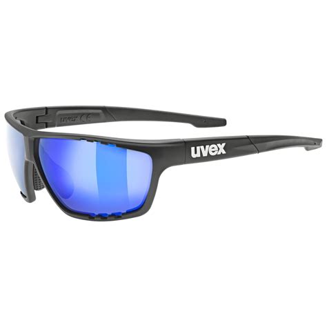 Uvex Sportstyle Black Mat Mirror Blue Eyewear Uvex Sports