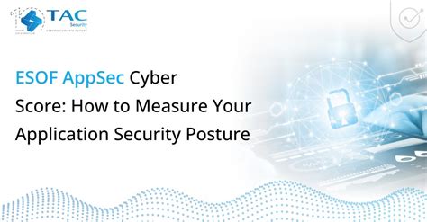 Esof Appsec Cyber Score How To Measure Your Application Security