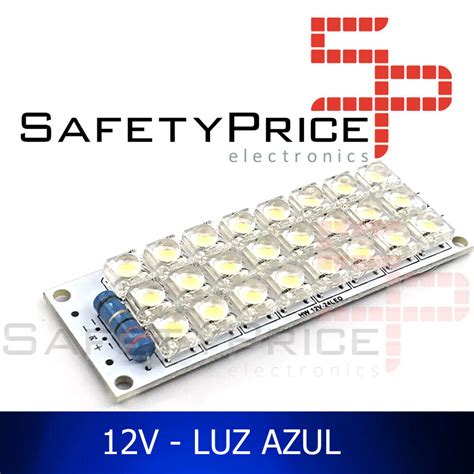 Lampara Led Super Brillante Piranha Led Azul Safetyprice Electronics