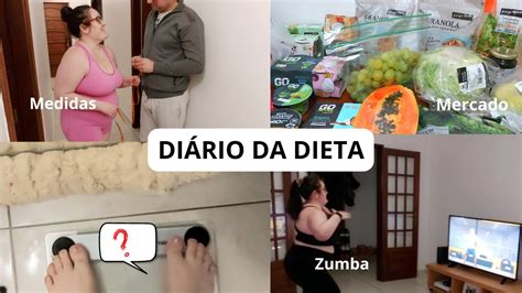 DIÁRIO DA DIETA 4 compras no mercado meu peso e medidas exercício