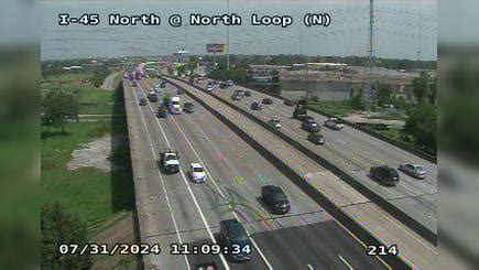 Houston South I 45 North Crosstimbers Traffic Cam