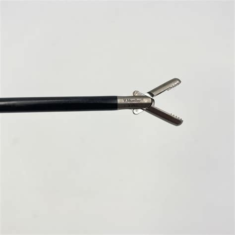 Used V Mueller La8204 Laparoscopic Grasper Straight Serrated Cup Jaws 5mm X 35cm Surgical