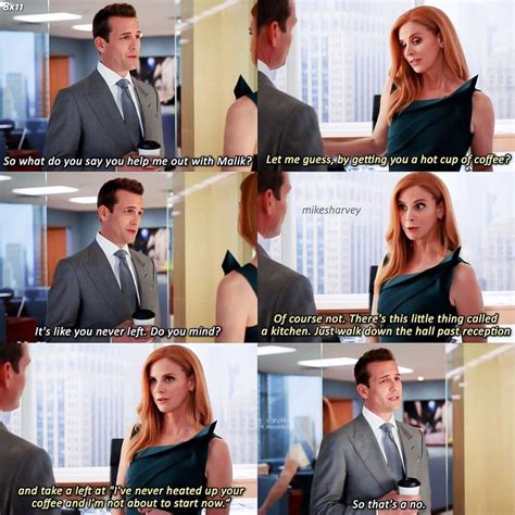 X Not Hot Coffee For Harvey Suits Harveyspecter