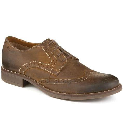 Clarks Fincy Limit Brogues Mens Suede Charles Clinkard