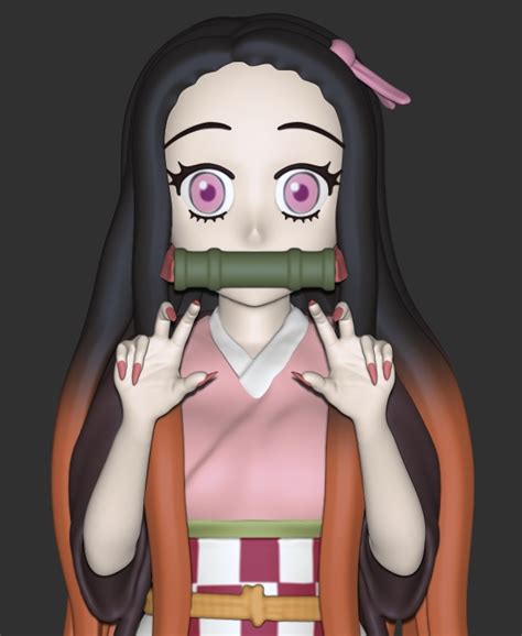 Archivo STL Gratis Nezuko Kamado De Demon Slayer Kimetsu No Yaiba