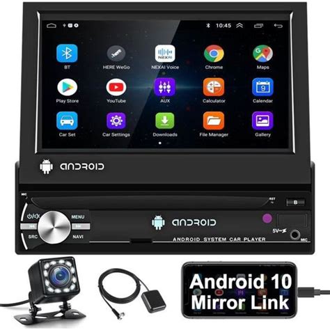 Autoradio Bluetooth Android Din Avec Pouces Cran Tactile Gps Main