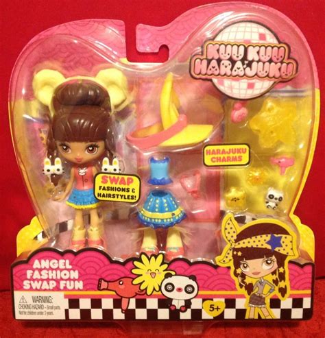 Kuu Kuu Harajuku 4 Fashion Doll With Charms Mattel Angel Fashion Swap