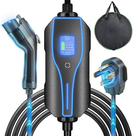 Jugacool 32amp Level 2 Ev Charger 240v Home Electric Vehicle Charger