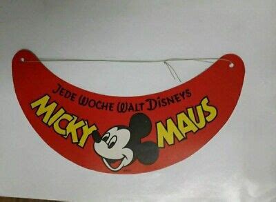 Original Micky Maus Sonnenblende In Einem Tollen Zustand Ehapa Verlag