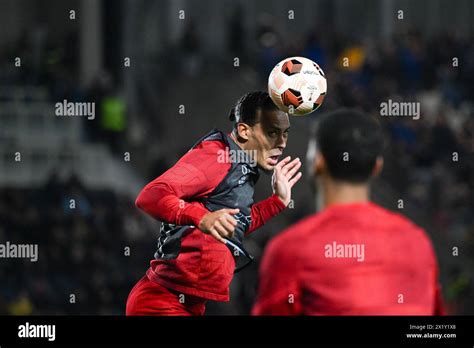 Virgil Van Dijk Of Liverpool Fc Warms Up Prior To The Uefa Europa