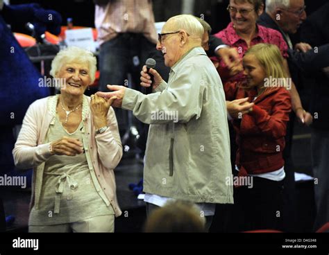 British Senior Citizens Band The Zimmers With Lead Singer Raffaele
