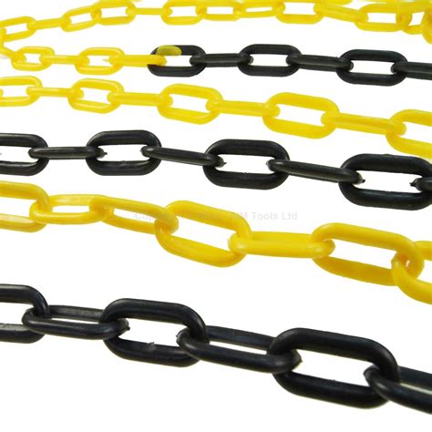 Buy TOPWAY Plastic Chain Barrier 25 Meters 8mm X 25m High Visibilty