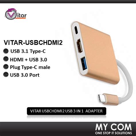 Vitar Type C To Hdmi In Adapter Mycom