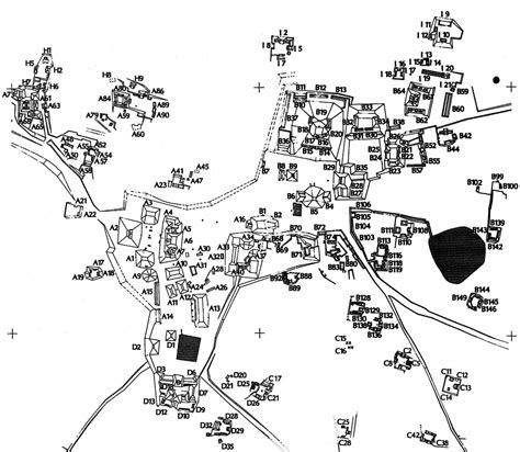 1987 Caracol epicenter map - Caracol Archaeological Project