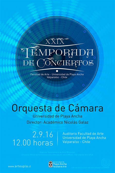 2 De Septiembre Orquesta De Cámara En Temporada De Conciertos Universidad De Playa Ancha