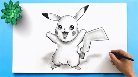 How to Draw Pikachu from Pokemon | Pokemon / Pikachu Drawing - YouTube