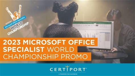 2023 Microsoft Office Specialist World Championship Promo YouTube