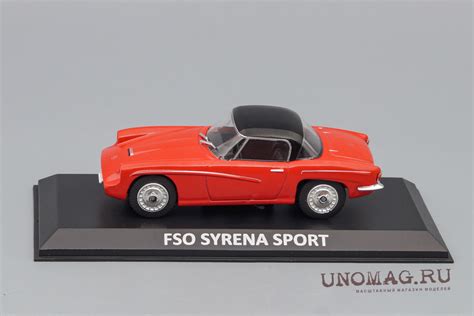 Syrena Sport Kultowe Legendy Fso Red Black