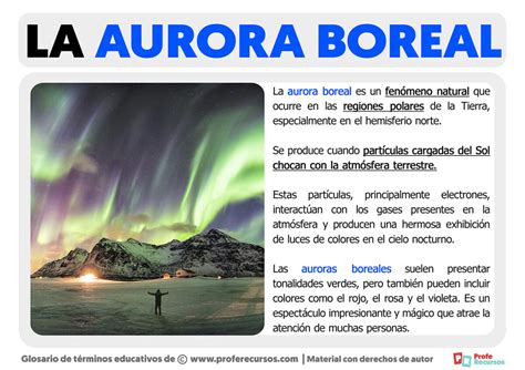 Qu Es La Aurora Boreal