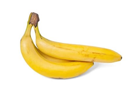 Premium Photo Banana Isolated On White Background Ripe Bananas Bunch