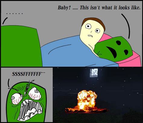 Minecraft Baby Creeper Comic