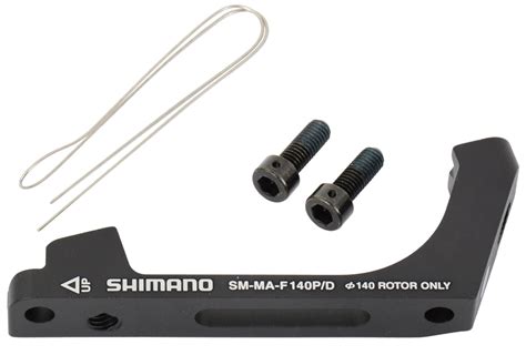 Shimano SM MA F140P D Post Mount To Flat Mount Adapter For Front 140mm