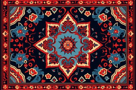 Carpet Pattern Persian Geometric Ethnic Oriental Seamless Pattern