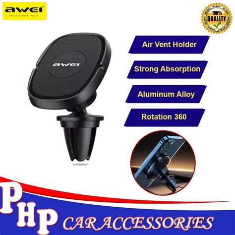 Awei X21 Magnetic Car Phone Holder Metal Universal Mini Stand Holder