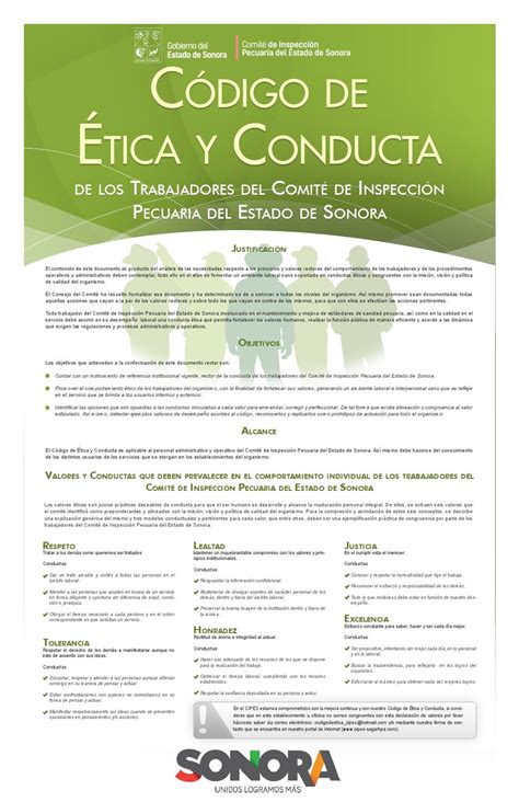 Codigo Etica Conducta Poster By Rodolfo Issuu