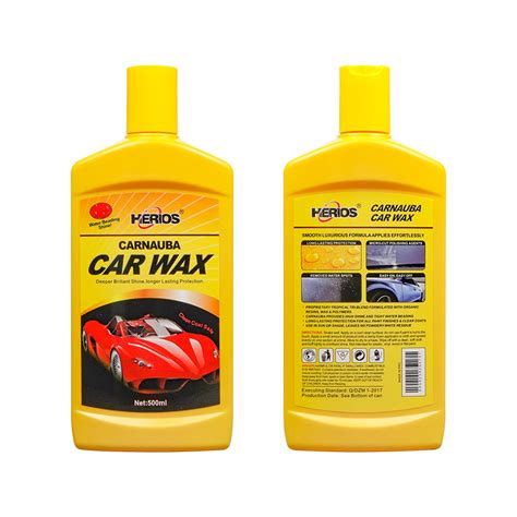 Ml Herios Liquid Car Wash Wax Carnauba Car Wax Liquid China Car