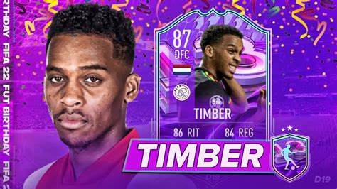 TIMBER FUT BIRTHDAY COMPLETADO MUY TOP BARATO PLAYER PICKS 80