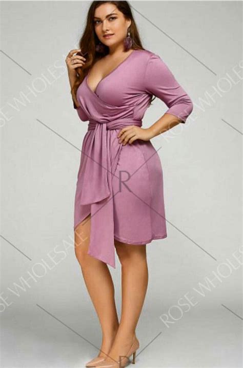 Franziska Sammy Dress Purple Dress Curvy Fashion Plus Size Dresses