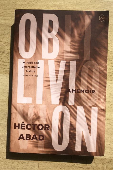 Oblivion By Hector Abad Paperback 2019 For Sale Online Ebay