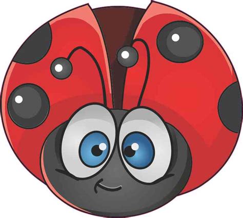 5in X 45in Red Ladybug Sticker Vinyl Animal Vehicle Window Decal