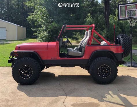 1989 Jeep Wrangler With 15x10 43 Fuel Lethal And 33 12 5r15 Nitto Trail Grappler And Suspension