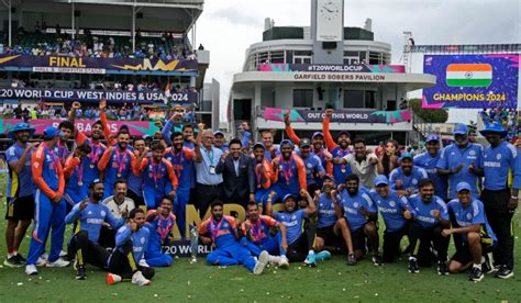 Rohit Sharma S India Defeat South Africa To Lift ICC T20 World Cup 2024