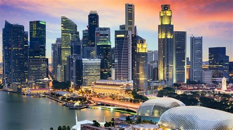 Singapura Cidade Estado Centro De Negócios Do Mundo Turismo Digital