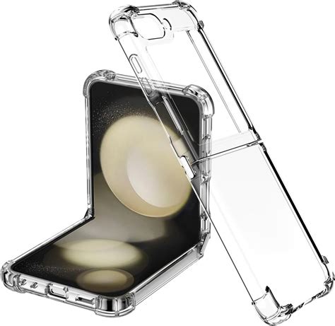 Ziulqik For Samsung Galaxy Z Flip 4 Case Clear Shockproof