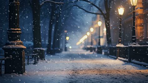 Winter Snowy City Background 26915659 Stock Photo At Vecteezy