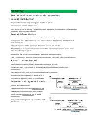 Understanding Sex Determination And Chromosomes In Sexual Course Hero