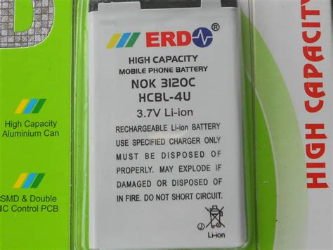 Original Erd Bl U Bl U Bl U Battery For Nokia E E