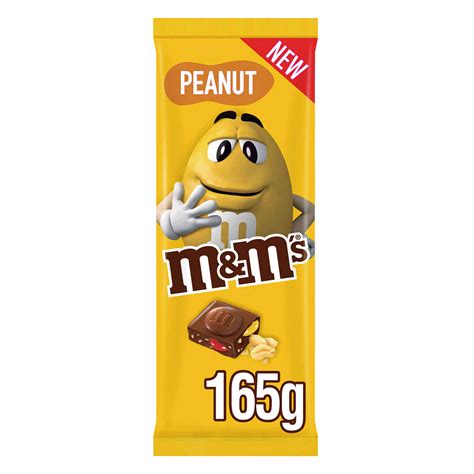 Tablete De Chocolate De Leite E Amendoim Mandms Emb 165 Gr