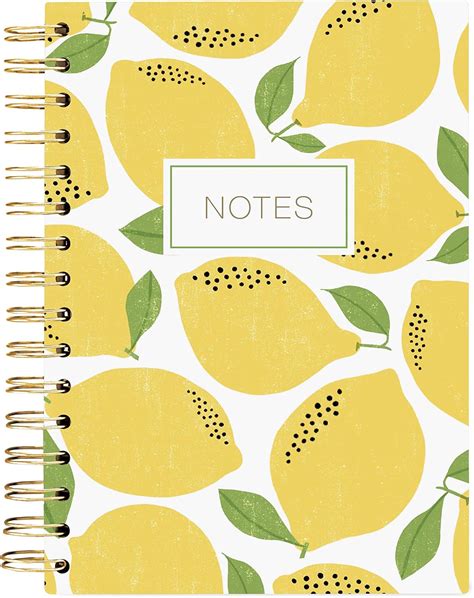 Graphique Cuadernos De Dise Ador Limones Diarios De Escritura