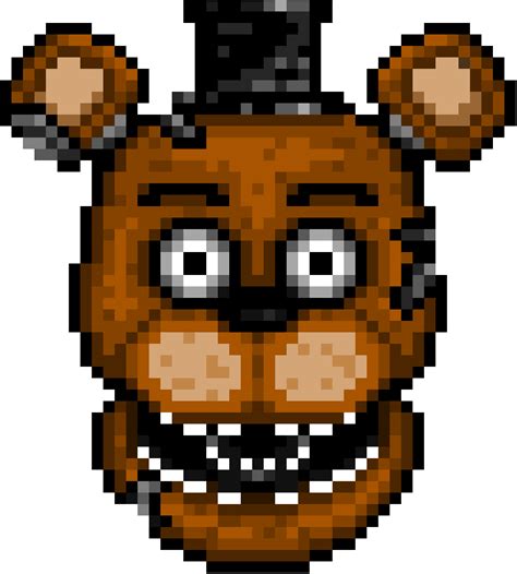 Withered Freddy Pixel Art Pixel Art Pattern Art
